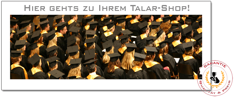 Hier  geht es zu Ihrem Talar-Shop